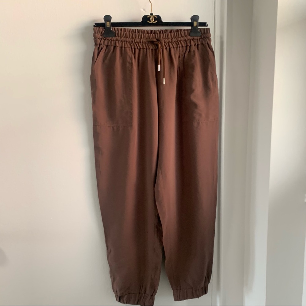 Zara‎ women’s linen pants in brown size medium #linenpant